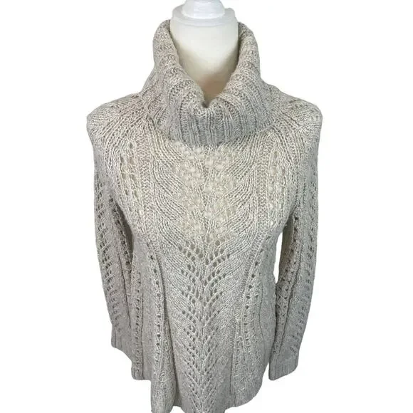 Anthropologie Sleeping On Snow Women's Small Eldora Wool Blend Knit Sweater - Picture 2 of 10